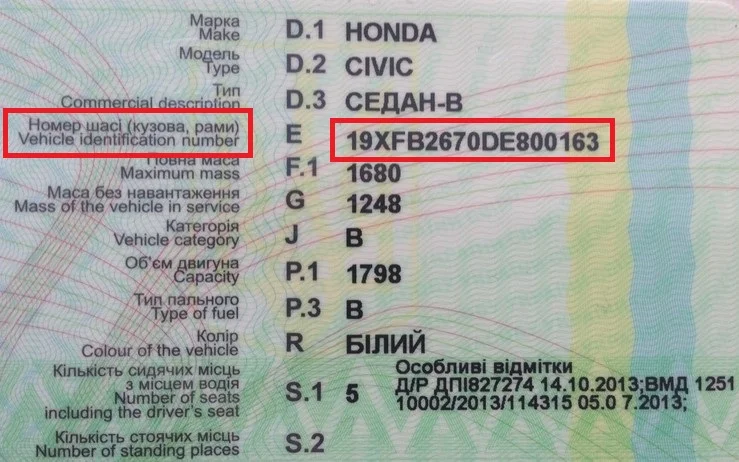 Как найти VIN-код автомобиля