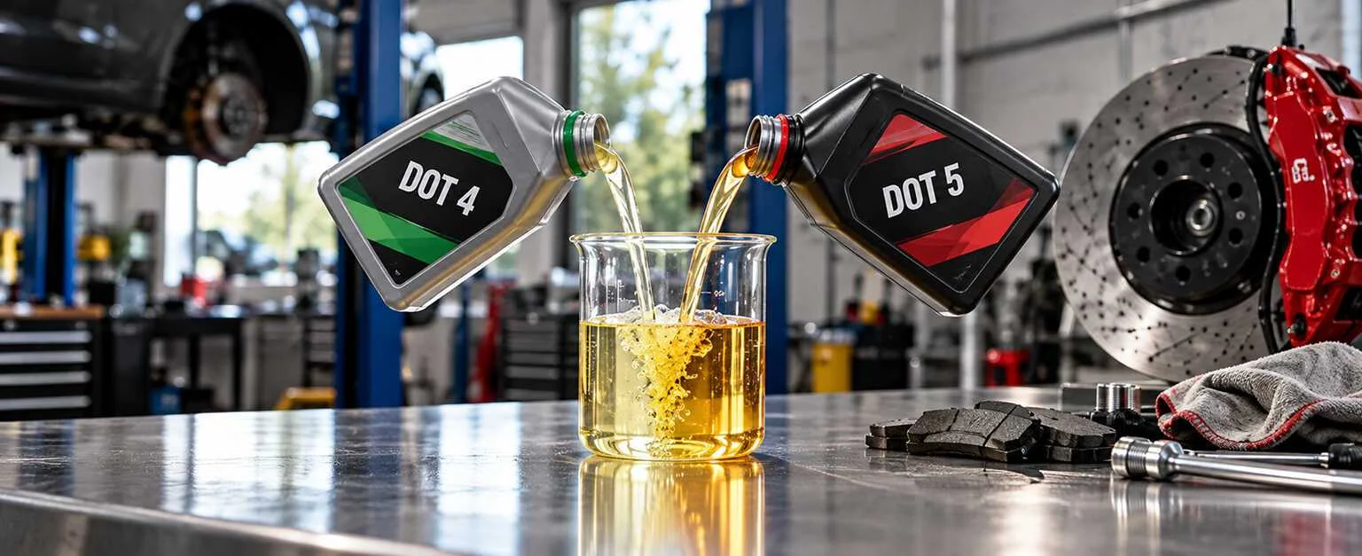 Можно ли смешивать DOT 4 и DOT 5.1?