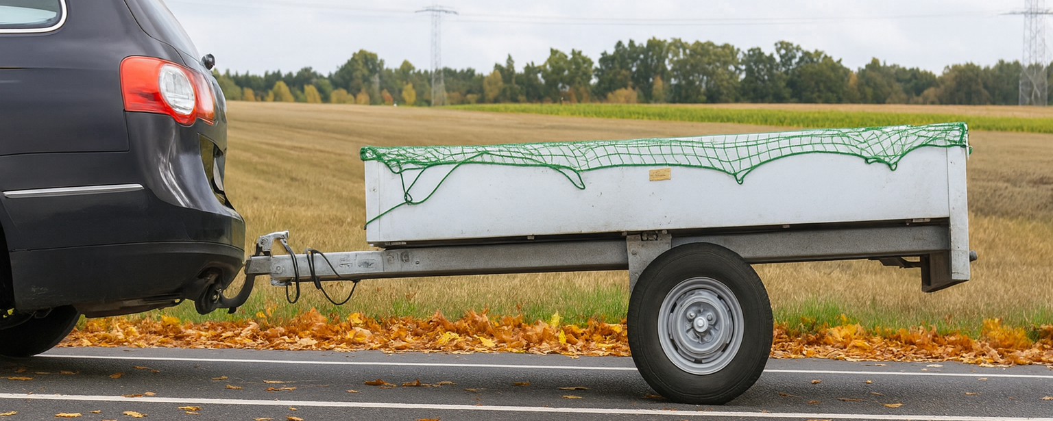 Как управлять авто с прицепом в осенних Карпатах