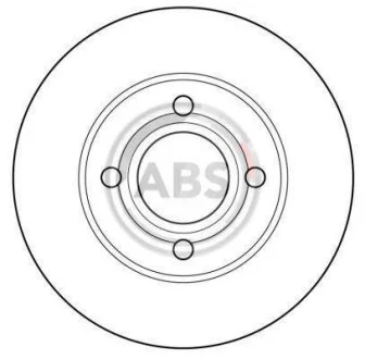 Торзмозной диск двухсторонний на передний мост вентилируемый 4 A.B.S. 15746