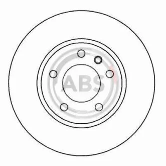 Диск гальмівний OPEL Omega передн. вент. (ABS) A.B.S. 16263