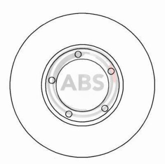 Диск гальмівний HYUNDAI H1/H200 передн. вент. (ABS) A.B.S. 17035
