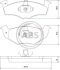 Колодка гальм. SEAT / VW Cordoba / Ibiza / Golf III передн. (ABS) A.B.S. 37092 (фото 1)