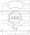 Колодка гальм. FORD Courier / Fiesta / Ka передн. (вир-во ABS) A.B.S. 37196 (фото 1)