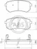 Колодка тормозов. HYUNDAI / KIA i10/Picanto задн. (выр-во ABS) A.B.S. 37515 (фото 1)
