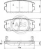 Тормозные колодки задние дисковые A.B.S. 37583 (фото 1)