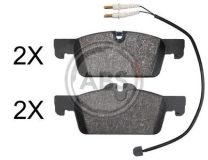 Колодка гальм. диск. передн. (ABS) A.B.S. 37888