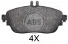 Колодка гальм. диск. перед. (вир-во ABS) A.B.S. 37911 (фото 1)