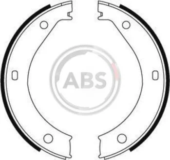Колодка гальм. барабан. BMW 520... 750 задн. (вир-во ABS) A.B.S. 8805