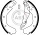 Колодка гальм. барабан. OPEL Corsa / Kadett D / E задн. (ABS) A.B.S. 8809 (фото 1)