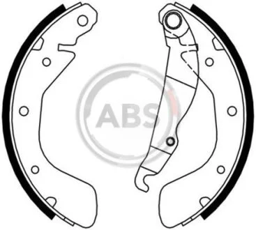 Колодка гальм. барабан. DAEWOO / OPEL Aranos / Espero / Astra задн. (вир-во ABS) A.B.S. 8885