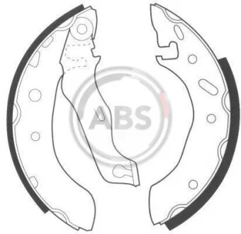 Колодка гальм. барабан. FORD / MAZDA Escort/Ka/Puma/121 задн. (ABS) A.B.S. 8945