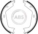 Колодка тормозов. барабан. стояночный тормоз. VOLVO S80/V70 задн. (выр-во ABS) A.B.S. 9071 (фото 1)