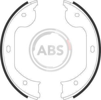 Колодка гальм. барабан. BMW, RENAULT, VW задн. (ABS) A.B.S. 9109