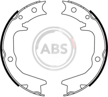 Колодка тормозов. барабан. MITSUBISHI GALANT задн. (выр-во ABS) A.B.S. 9181 (фото 1)