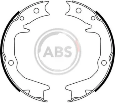 Тормозные колодки задние барабанные A.B.S. 9181