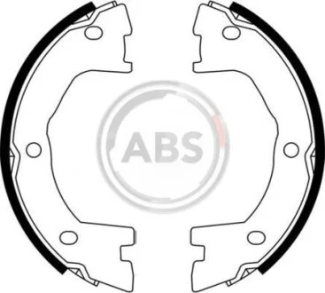 Тормозные колодки задние барабанные A.B.S. 9199