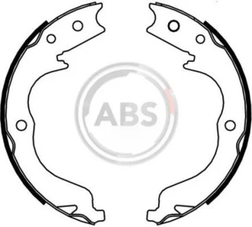 Колодка гальм. барабан. MITSUBISHI LANCER 2.0 EVO 08-,OUTLANDER II 2.2 3.0 07 задн. (вир-во ABS) A.B.S. 9235