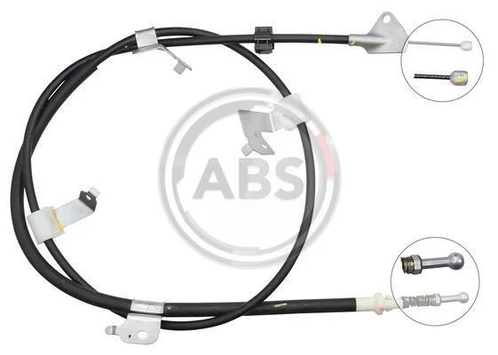 Трос ручного гальма TOYOTA AURIS (E15) задній лів. (вир-во ABS) A.B.S. K12069 (фото 1)