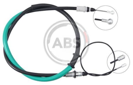 Трос ручного гальма RENAULT/OPEL/VAUXHALL (ABS) A.B.S. K17591