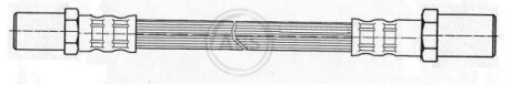 Шланг тормозной ВАЗ 2108-99 (выр-во ABS) A.B.S. SL 3262