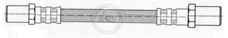Тормозной шланг 260 мм A.B.S. SL 3262