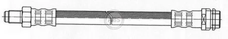 Тормозной шланг 350 мм A.B.S. SL 5680