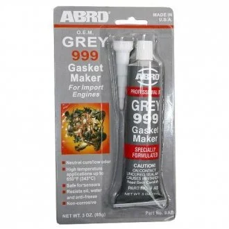 Герметик прокладки ((9-AB-R)) GREY (85г) Original ABRO 00000002043