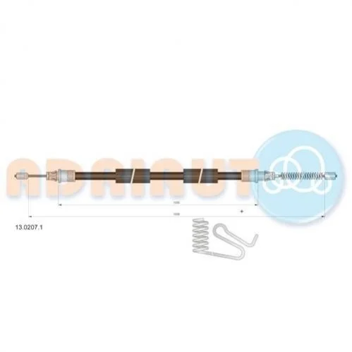 Трос гальмівний Adriauto FORD Transit ADRIAUTO 13.0207.1 (фото 1)