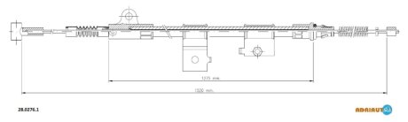 Трос гальма стоянки ADRIAUTO 28.0276.1
