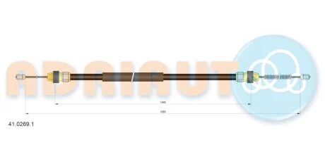 Трос ручного тормоза ADRIAUTO 41.0269.1