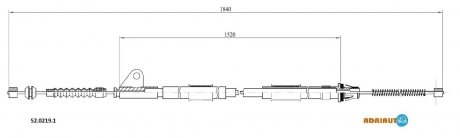 Тросик ADRIAUTO 52.0219.1 (фото 1)