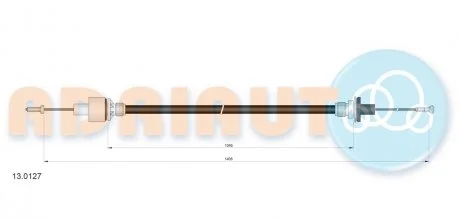 Трос сцепления Adriauto ADRIAUTO AD13.0127