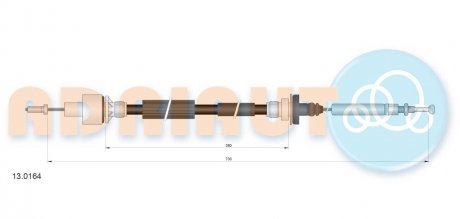 Трос сцепления ADRIAUTO AD13.0164