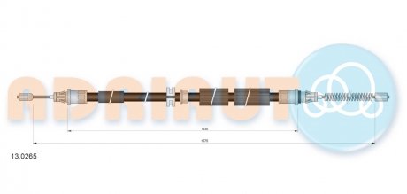 Трос тормозной FORD Mondeo ADRIAUTO AD13.0265