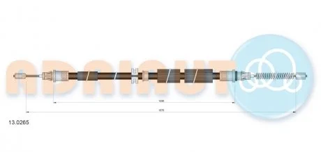 Трос тормозной Adriauto FORD Mondeo ADRIAUTO AD13.0265