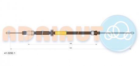 Трос тормозной Renault Megane ADRIAUTO AD41.0292.1