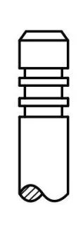 Клапан впускний IN FIAT/OPEL 194A1/939A5/939A6/Z22SE/Z22YH 35.1X6X102.2 (вир-во) AE V94962