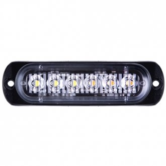 Повторитель габарита 6 LED 12V белый+желтый AG 00000060324