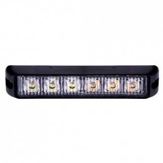 Повторитель габарита 6 LED 12V белый+желтый AG 00000060328