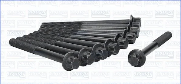 Комплект болтів з головкою системи TORX з чорного металу AJUSA 81042900 (фото 1)