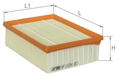 Фільтр повітряний ALPHA FILTER AF1694