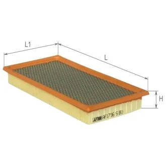 Фільтр повітряний ALPHA FILTER AF1736S