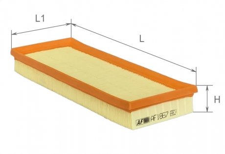 Фільтр повітряний ALPHA FILTER AF1867