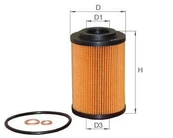 Масляный фильтр картридж патрон ALPHA FILTER AF226