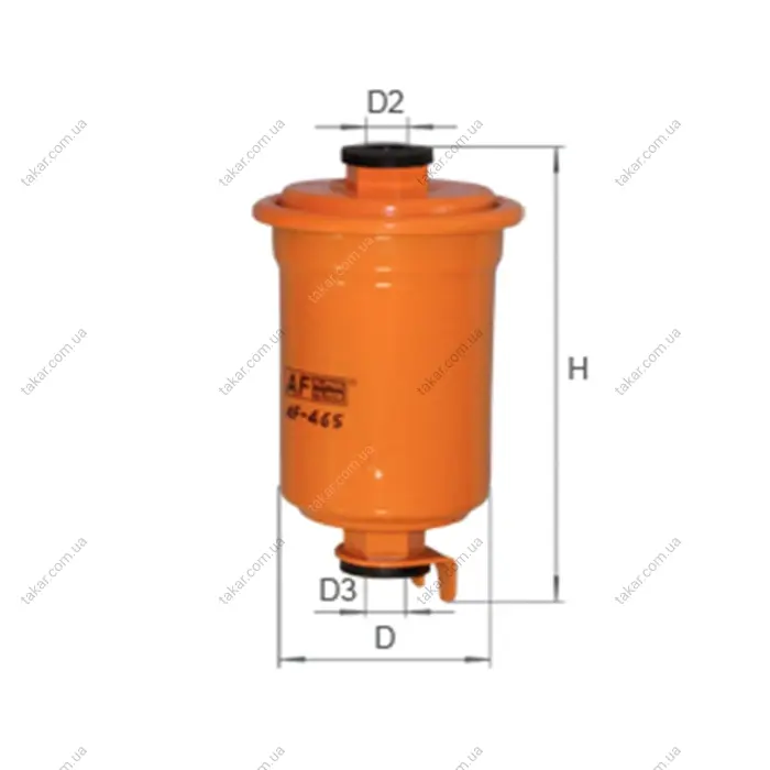 Фильтр топливный ALPHA FILTER AF465 (фото 1)