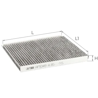 Фильтр салона угольный ALPHA FILTER AF5049A