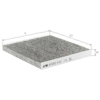 Фильтр салона угольный ALPHA FILTER AF5053A