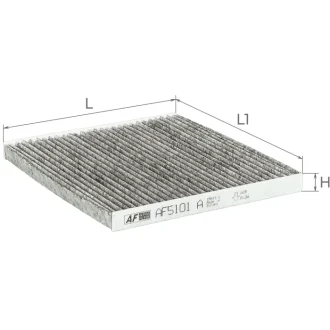Фільтр салону ALPHA FILTER AF5101A
