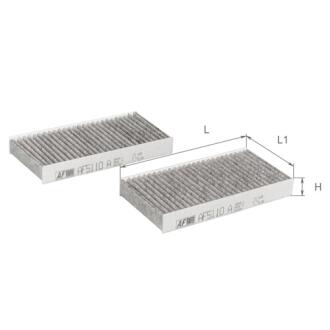 Фильтр салона ALPHA FILTER AF5110A